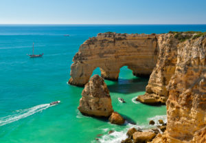Praia da Marinha rock arches, the Algarve, Portugal Praia da Marinha rock arches, the Algarve, Portugal