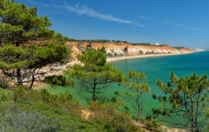 Praia da Falésia, near Albufeira and Vilamoura, Algarve, Portugal Praia da Falésia, near Albufeira and Vilamoura, Algarve, Portugal
