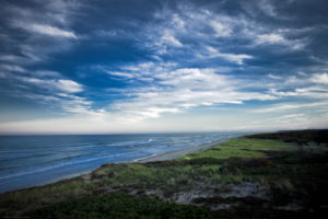 Dramatic sky and ocean along Cape Cod National Seashore, Eastham, Massachusetts, USA