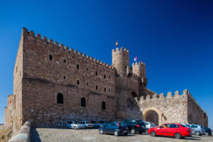 Parador de Sigüenza, a modern hotel in a Middle-Age castle, province of Guadalajara, Spain