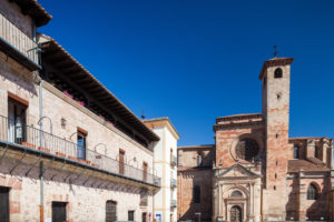 Plaza Mayor (Main Square) and Cathedral, Sigüenza, Guadalajara, Spain