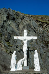 Roadside shrine along the Dingle Pininsula drive, County Kerry, Ireland