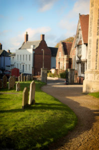 Architectural styles of houses in Eye, Suffolk, England