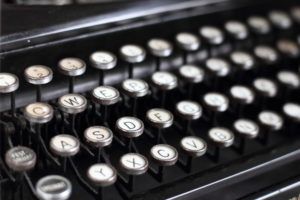 Old typewriter keys Old typewriter keys