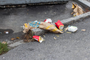 Müll von McDonalds Müll von McDonalds