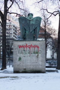 Alte nationalistische Statue in Innsbruck Alte nationalistische Statue in Innsbruck