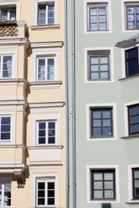 Häuser in Innsbruck. Häuser in Innsbruck.