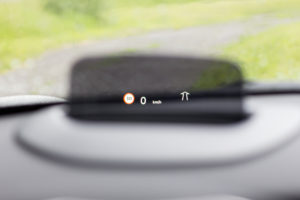 Head-Up-Display im elektrischen Mini Cooper SE Head-Up-Display im elektrischen Mini Cooper SE