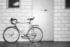 Bicycle within a building Bicycle within a building