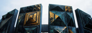 fountain on the Strausberger Platz, square, Berlin fountain on the Strausberger Platz, square, Berlin