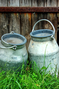 milk cans milk cans