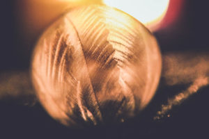 Soap bubbles, frozen Soap bubbles, frozen