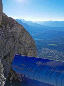 View from the Karwendel to Mittenwald View from the Karwendel to Mittenwald