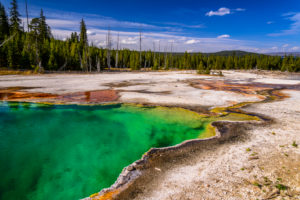 USA, Wyoming, Yellowstone National Park, West Thumb Geyser Basin, Abyss Pool USA, Wyoming, Yellowstone National Park, West Thumb Geyser Basin, Abyss Pool