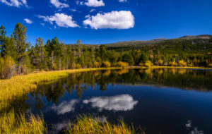 The USA, Utah, Dagett county, Manila, Flaming Gorge, Moose Pond The USA, Utah, Dagett county, Manila, Flaming Gorge, Moose Pond