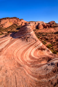 USA, Nevada, Clark County, Overton, Valley of Fire State Park, fire wave USA, Nevada, Clark County, Overton, Valley of Fire State Park, fire wave