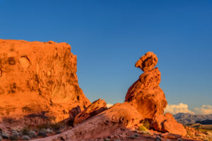 US, Nevada, Clark County, Overton, Valley of Fire State Park, Rock Formations at the Visitor Center US, Nevada, Clark County, Overton, Valley of Fire State Park, Rock Formations at the Visitor Center