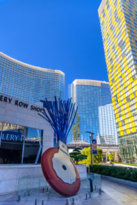 USA, Nevada, Clark County, Las Vegas, Las Vegas Boulevard, The Strip, CityCenter, Claes Oldenburg Sculpture USA, Nevada, Clark County, Las Vegas, Las Vegas Boulevard, The Strip, CityCenter, Claes Oldenburg Sculpture