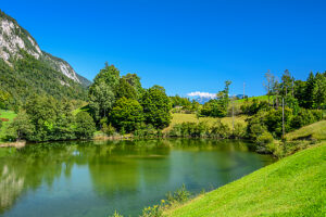 Austria, Tyrol, Kufstein district, Kramsach, Krummsee