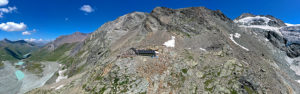 Cabane de Moiry mountain hut, Grimentz, Valais, Switzerland Cabane de Moiry mountain hut, Grimentz, Valais, Switzerland
