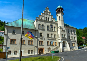 Renaissance town hall, Jachymov, Joachimsthal, Erzgebirge-Krusnohorí mining region, Bohemia, Czech Republic Renaissance town hall, Jachymov, Joachimsthal, Erzgebirge-Krusnohorí mining region, Bohemia, Czech Republic