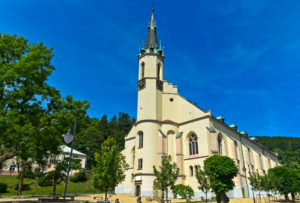 City church of St. Joachim and St. Anna, Jachymov, Joachimsthal, Montanregion Erzgebirge City church of St. Joachim and St. Anna, Jachymov, Joachimsthal, Montanregion Erzgebirge