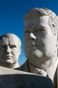 United States presidential heads parked out of amusement park / Presidents Heads in Croaker, Virginia United States presidential heads parked out of amusement park / Presidents Heads in Croaker, Virginia