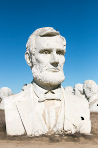 USA Presidential Heads from Amusement Park / Presidents Heads in Croaker, Virginia Abraham Lincoln USA Presidential Heads from Amusement Park / Presidents Heads in Croaker, Virginia Abraham Lincoln