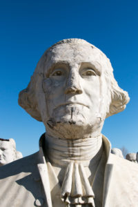 USA Presidential Heads from Amusement Park / Presidents Heads in Croaker, Virginia, George Washington USA Presidential Heads from Amusement Park / Presidents Heads in Croaker, Virginia, George Washington