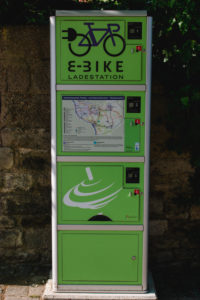 e-bike charging station in Rottendorf near Würzburg e-bike charging station in Rottendorf near Würzburg