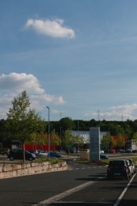 Outlet center in Rottendorf near Würzburg in the times of Corona Outlet center in Rottendorf near Würzburg in the times of Corona
