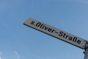 Street sign s.Oliver-Straße in Rottendorf near Würzburg Street sign s.Oliver-Straße in Rottendorf near Würzburg