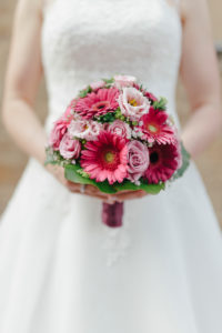 Detail, wedding, bride with bridal bouquet Detail, wedding, bride with bridal bouquet