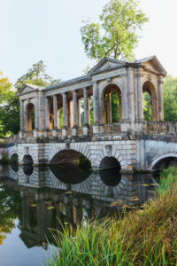England, Buckinghamshire, Stowe, Stowe Landscape Gardens, The Palladian Bridge England, Buckinghamshire, Stowe, Stowe Landscape Gardens, The Palladian Bridge