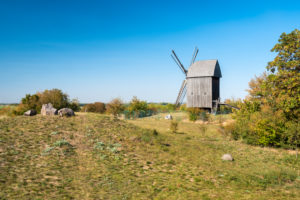 Post mill Kleinmuehlingen, Saxony-Anhalt, Germany