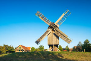 Post mill Grieben, Tangerhütte, Saxony-Anhalt, Germany