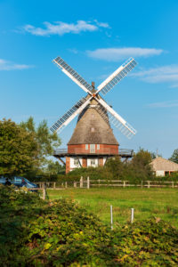 Gallery Dutch windmill in Lichtenhagen, Elmenhorst-Lichtenhagen, Rostock district, Mecklenburg-Western Pomerania, Germany