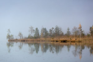 Autumn mood at lake Almsee, Grünau, Austria, Totes Gebirge Autumn mood at lake Almsee, Grünau, Austria, Totes Gebirge
