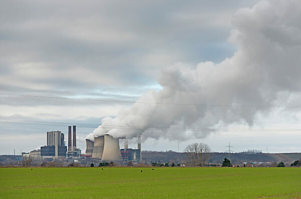 Bildagentur | mauritius images | Germany, North Rhine-Westphalia, Indeland,  Lignite plant Weisweiler