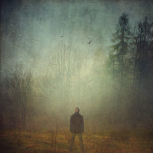 Man in fog