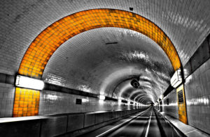 Hamburg, harbour, Old Elbe Tunnel Hamburg, harbour, Old Elbe Tunnel
