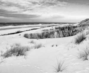 The North Sea, island, Sylt, winter scene The North Sea, island, Sylt, winter scene