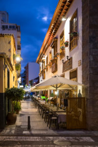 Restaurant in Calle el Lomo, Puerto de la Cruz, Tenerife, Canary Islands, Spain Restaurant in Calle el Lomo, Puerto de la Cruz, Tenerife, Canary Islands, Spain