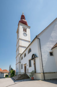 The parish church "Maria am Himmelsberg", Straden, Styria, Austria The parish church "Maria am Himmelsberg", Straden, Styria, Austria