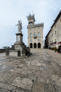 Citta di San Marino, San Marino, Europa, Regierungspalast in der Altstadt am Piazza della Liberta, Citta di San Marino, San Marino, Europa, Regierungspalast in der Altstadt am Piazza della Liberta,
