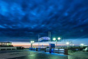 Binz, Mecklenburg-Western Pomerania, Germany, view to the pier Binz, Mecklenburg-Western Pomerania, Germany, view to the pier
