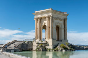 Montpellier, Herault, Frankreich, Wasserturm Château d'Eau am Place Royale du Peyrou in der Region Languedoc-Roussillon Montpellier, Herault, Frankreich, Wasserturm Château d'Eau am Place Royale du Peyrou in der Region Languedoc-Roussillon