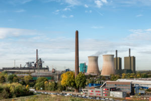Duisburg, North Rhine-Westphalia, Germany, gas power station Duisburg-Huckingen in the district Hüttenheim Duisburg, North Rhine-Westphalia, Germany, gas power station Duisburg-Huckingen in the district Hüttenheim