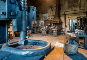 Pernes-les-Fontaines, Vaucluse, Provence-Alpes-Cote d'Azur, France. The blacksmith La Forge Pernes-les-Fontaines, Vaucluse, Provence-Alpes-Cote d'Azur, France. The blacksmith La Forge