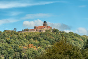 Breuberg, Hesse, Germany, Burg Breuberg in autumn